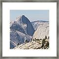 Half Dome And Yosemite Valley From Olmsted Point Tioga Pass Yosemite California Dsc04246sq Framed Print