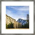 Half Dome From Ahwahnee Meadow Framed Print