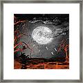 Halloween Tri Color Framed Print