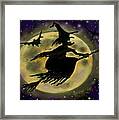 Halloween Witch Framed Print
