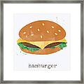 Hamburger Framed Print