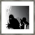 Han And Chewie Framed Print