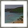 Hanauma Bay, Oahu ,hawaii Framed Print