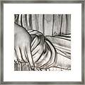 Hand And Robe Framed Print