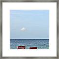 Happiness Is A Beach Framed Print