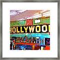 Happy Hour At The Hollywood Cafe Framed Print