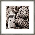 Happy Hour - Corks Framed Print