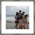 Happy Vietnamese Kids Framed Print