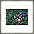 #happyeaster #easter #egg #eggs Framed Print