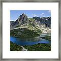 Haramiya Mountain-twin Lake-2 Framed Print