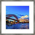 Harbor Bridge Framed Print