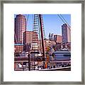 Harbor Sunrise Framed Print