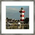 Harbour Town Light Hilton Head South Carolina Framed Print