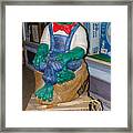 Hardware Store Frog Framed Print