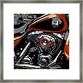 Leather And Chrome Framed Print