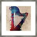 Harp Art Music Instrument Framed Print