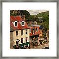 Harper's Ferry Cityscape Framed Print