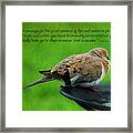 Have Courage Framed Print