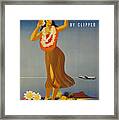 Hawaii By Clipper Framed Print