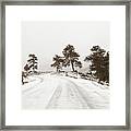 Hazardous Hills Framed Print