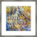 He Is Not Safe But He Is Good Framed Print