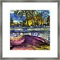 Headless Horseman Bridge Art Framed Print