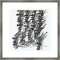 Heads Stacked Neatly Framed Print