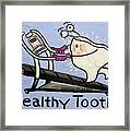 Healthy Tooth Framed Print
