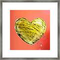 Heart Of Gold Framed Print