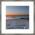 Heartbreak Sunset Framed Print