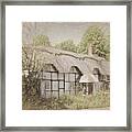 Heather Cottage, Micheldever Framed Print