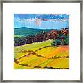 Heavenly Haldon Hills - Devon English Landscape Framed Print