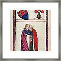 Heidelberg Lieder, 14th C Framed Print