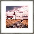 Hellnar Church - Iceland - Travel Photography Framed Print