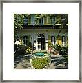 Hemingways House Key West Framed Print