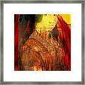 Here is Paint In Your Eye Framed Print