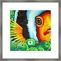 Hidden Clownfish Framed Print