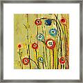 Hidden Poppies Framed Print