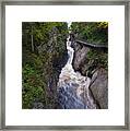 High Falls Gorge Adirondacks Framed Print