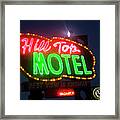 Hill Top Motel Framed Print