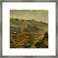 Hills Above Anderson Valley Framed Print