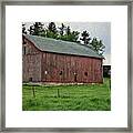 Hillside Barn Framed Print
