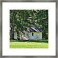 Historic Cottages - Mammoth Cave National Park - Kentucky Framed Print