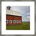 Historic Red Barn Framed Print