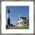 Historic Tybee Island Lighthouse Ii Framed Print