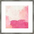 History Of Pink- Abstract Art By Linda Woods Framed Print