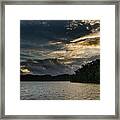 Hiwassee Lake From Hanging Dog Recreation Area Framed Print