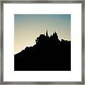 Hohenzollern Castle Silhouette Framed Print
