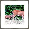 Hold Still Mom Framed Print