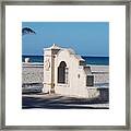 Hollywood Beach Wall In Color Framed Print